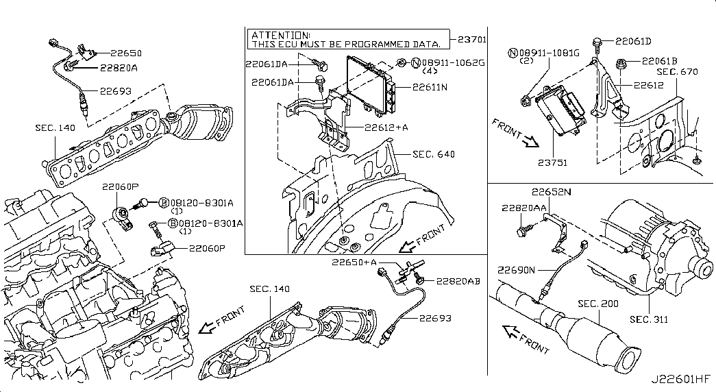 RENAULT 220601KT0A - Knock Sensor parts5.com