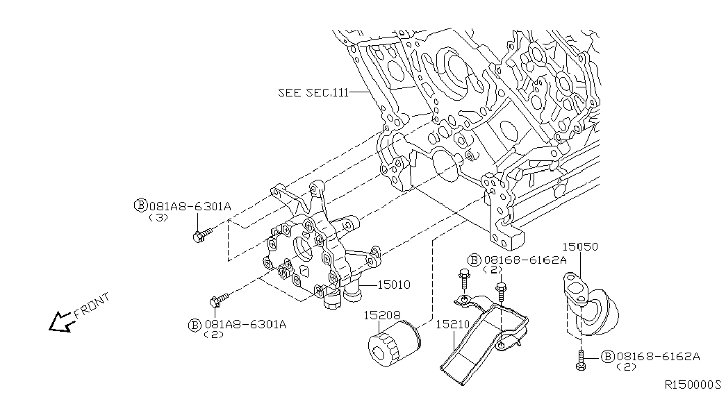 Infiniti 15208 31U01 - Öljynsuodatin parts5.com