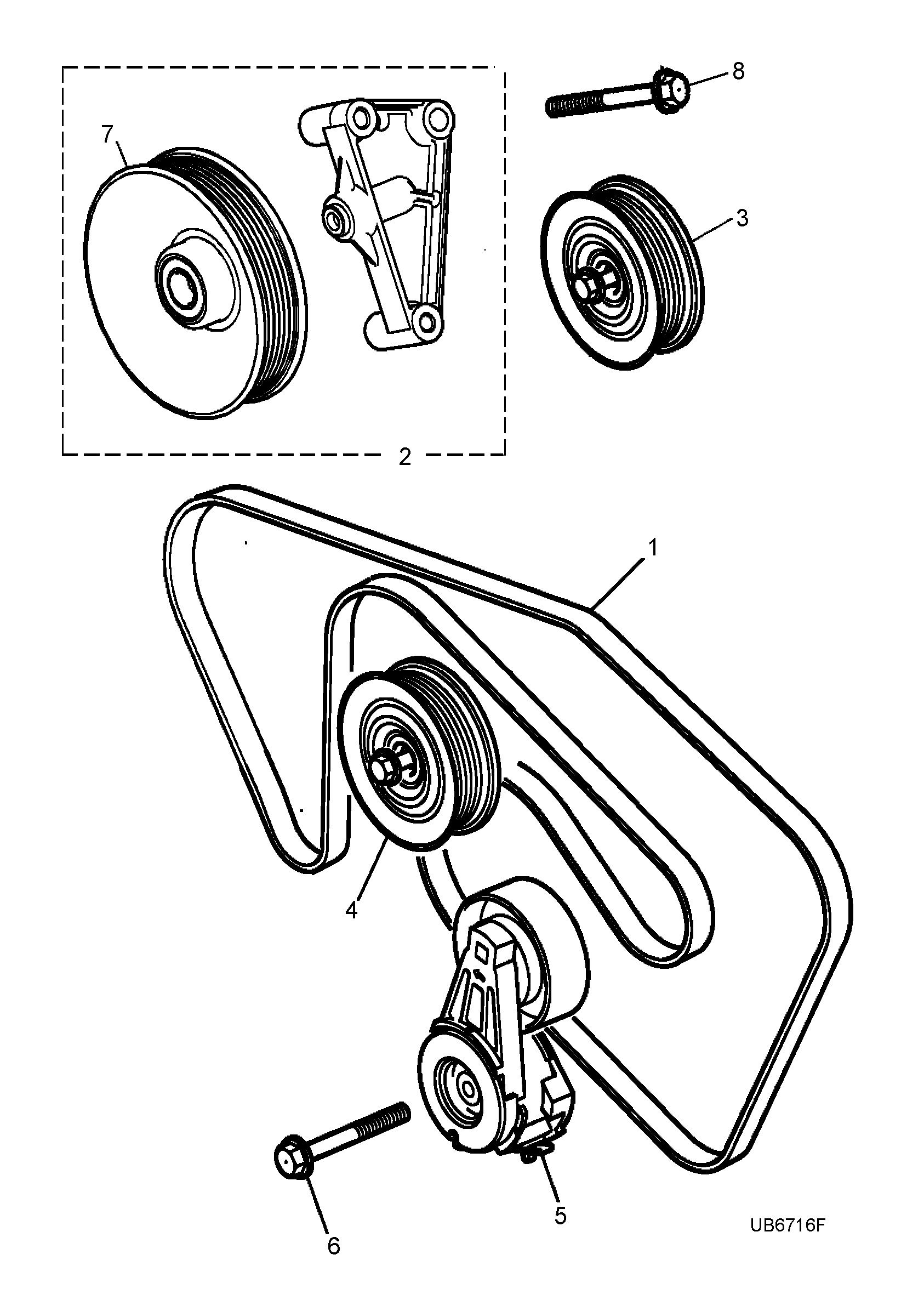 Jaguar AJ8 4136 - Hosszbordás szíj parts5.com