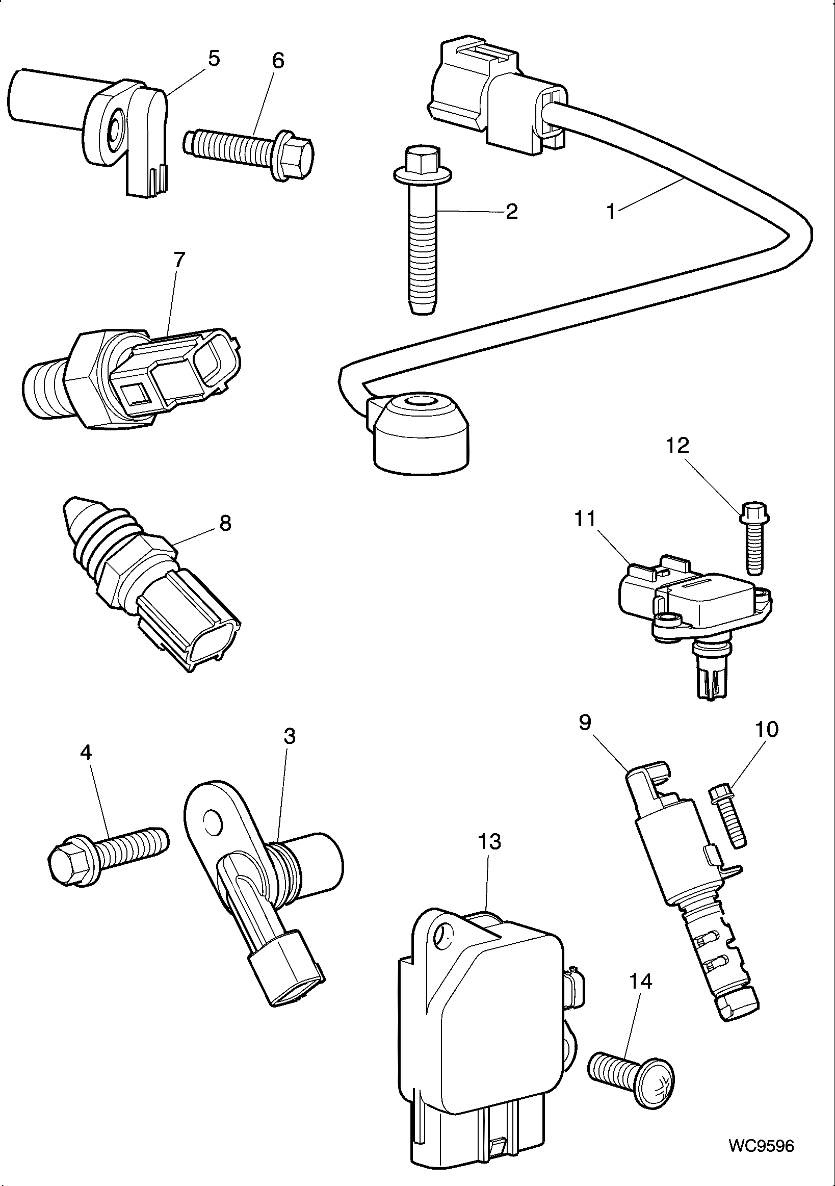 Jaguar LRA 1600AA - Senzor,temperatura lichid de racire parts5.com