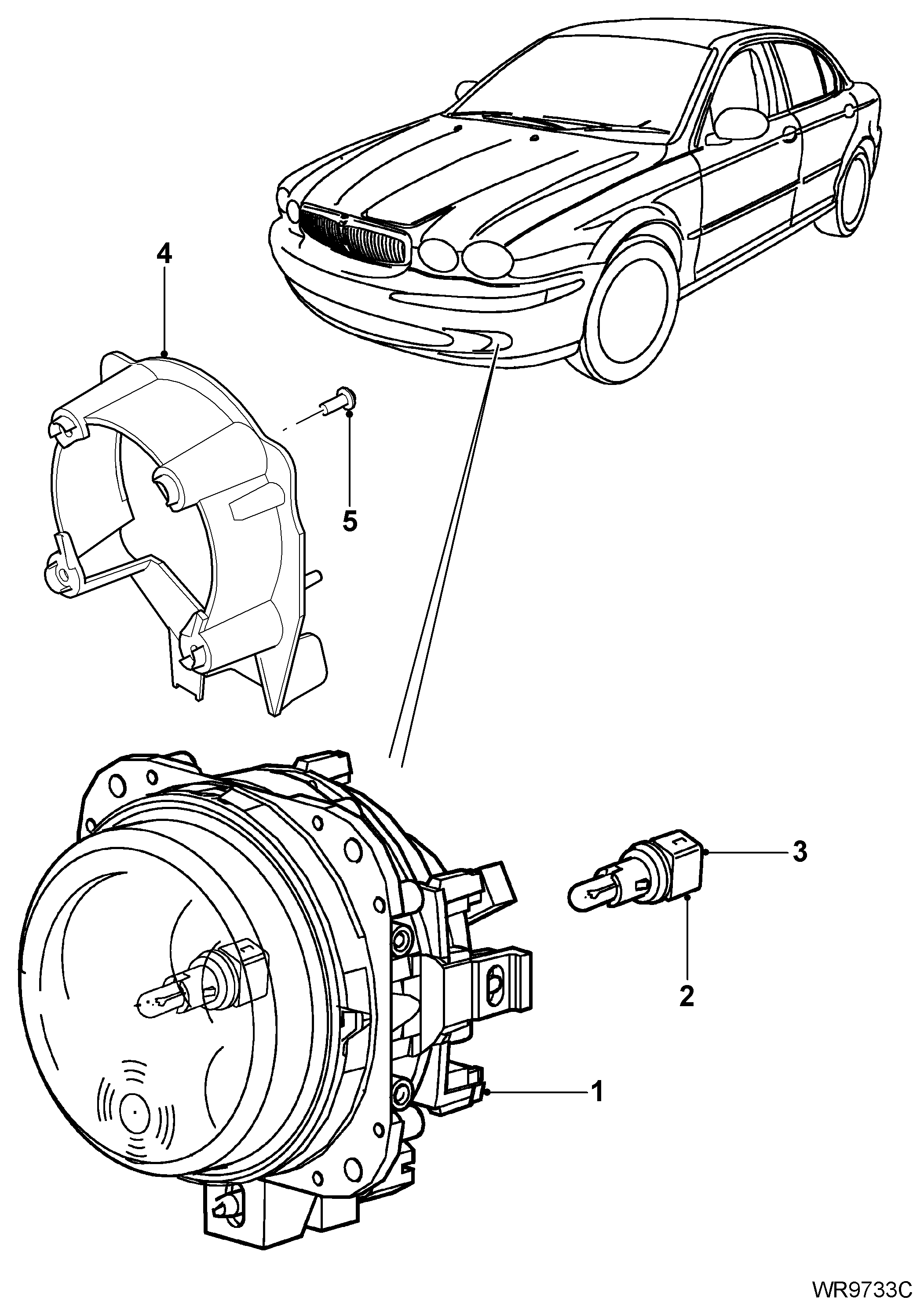 Jaguar XR837532 - Maglenka parts5.com