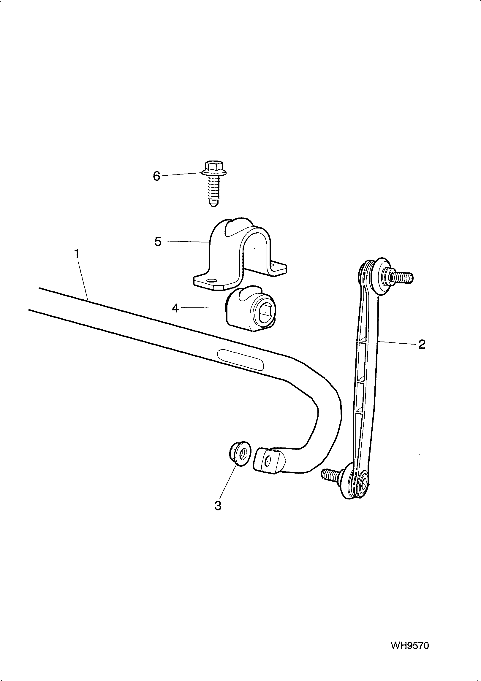 Jaguar C2S 39552 - Brat / bieleta suspensie, stabilizator parts5.com