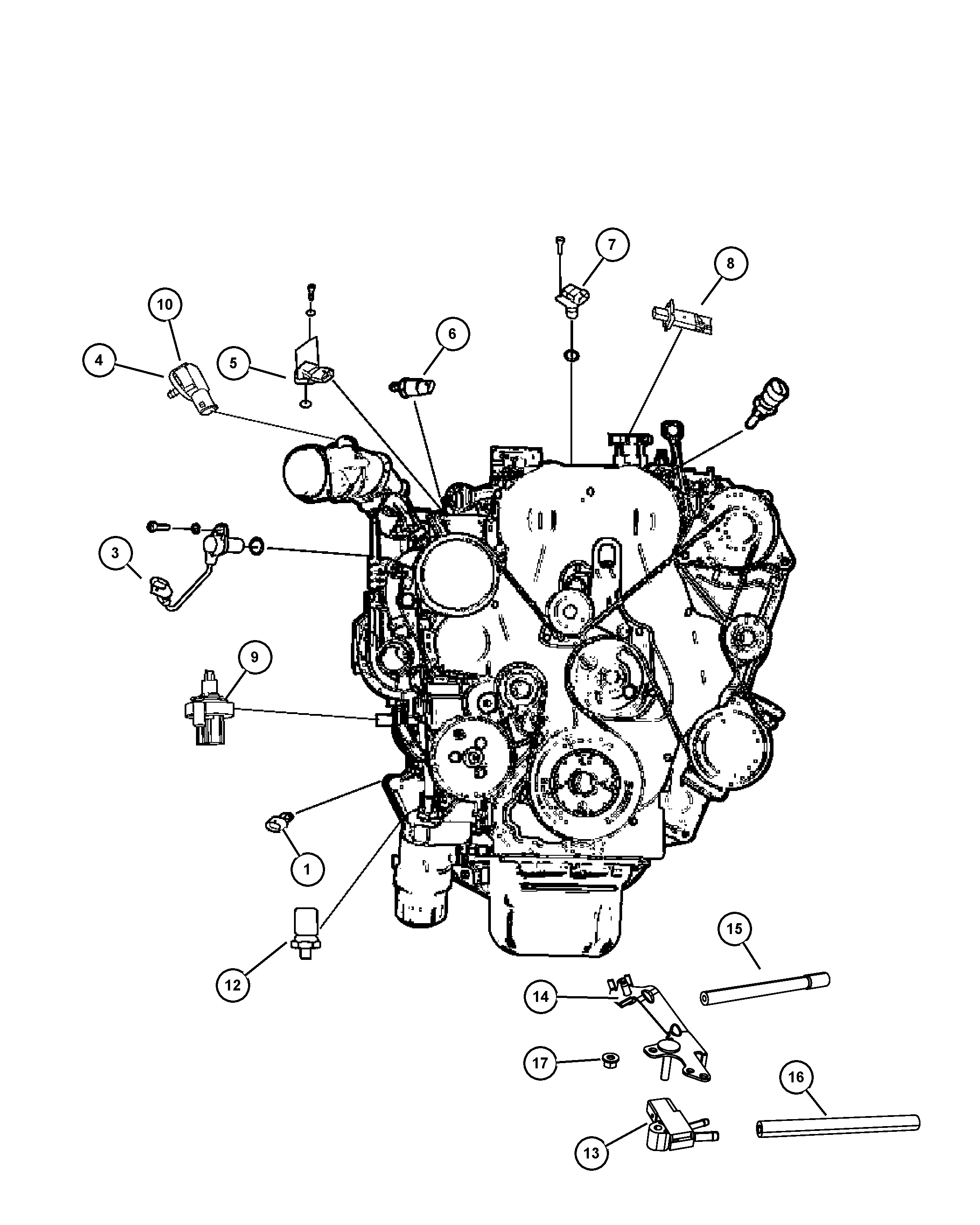 Chrysler 5140 331AA - Senzor,presiune supraalimentare parts5.com