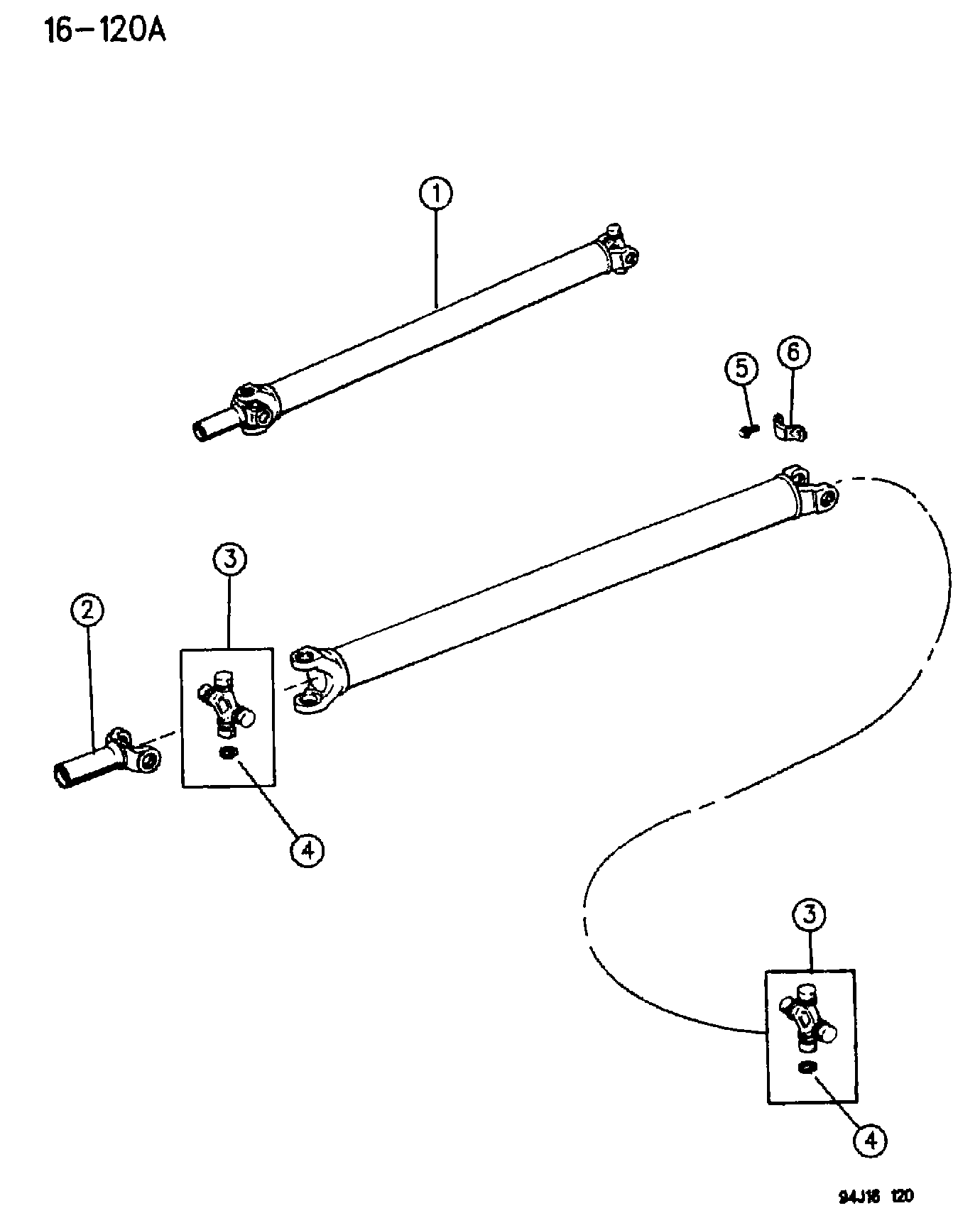 Chrysler 474 6936 - Universal Joint parts5.com