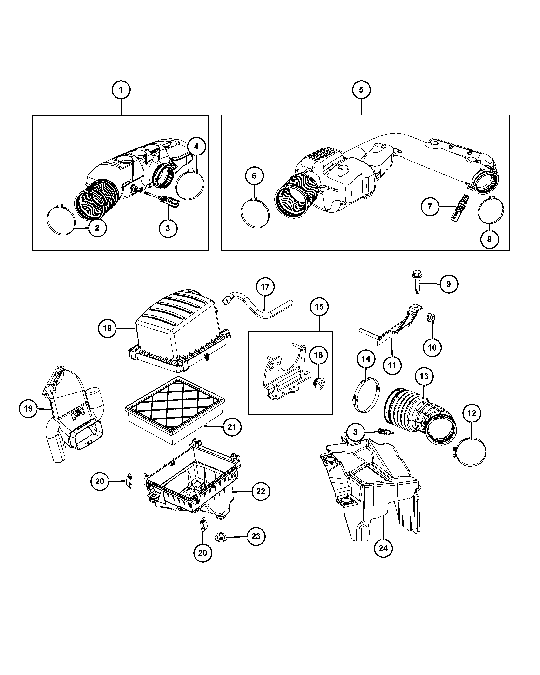 PEUGEOT 4861 756AA - Air Filter parts5.com