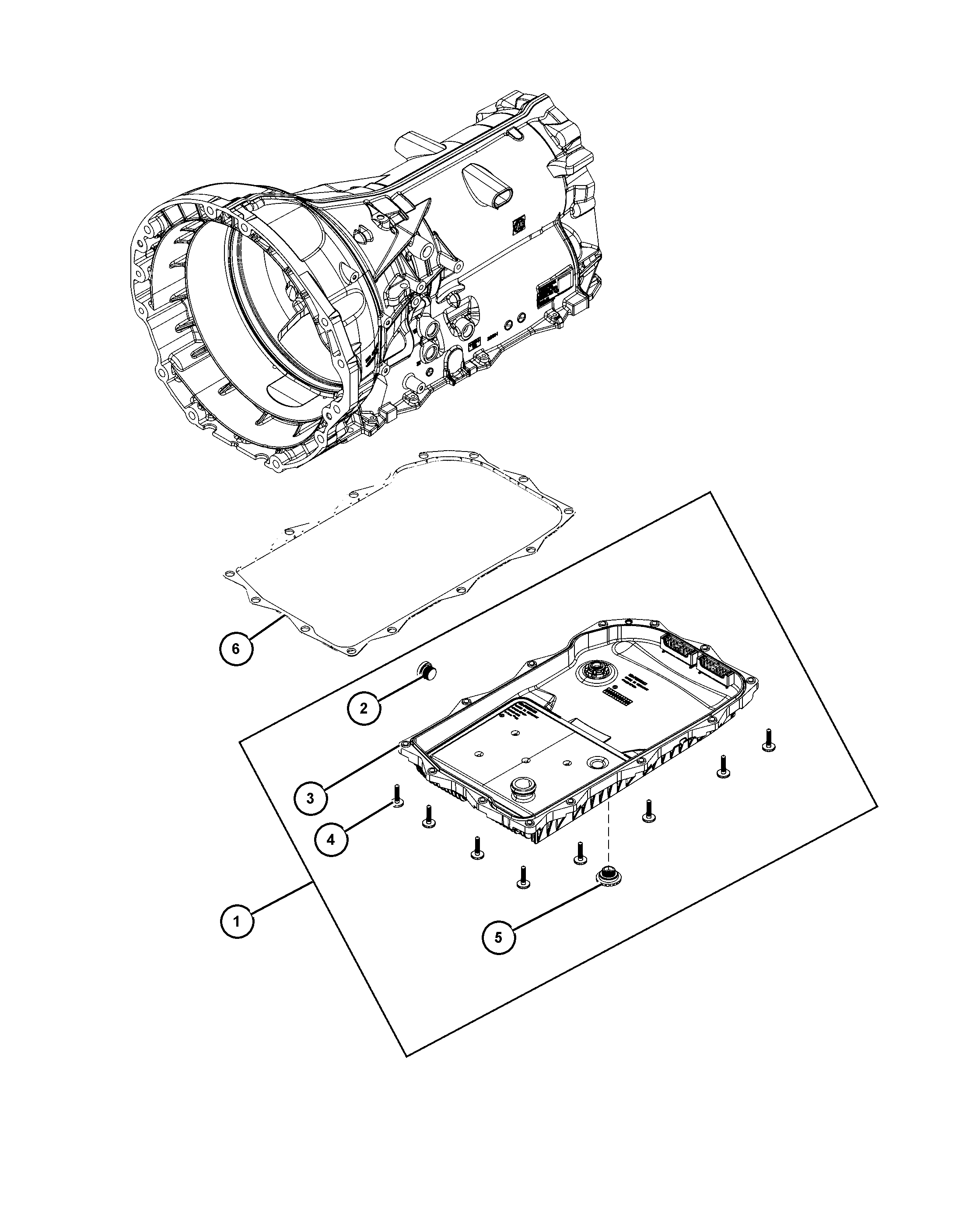 Chrysler 68225 344AA - Sada dílů, výměna oleje-automatická převodovka parts5.com