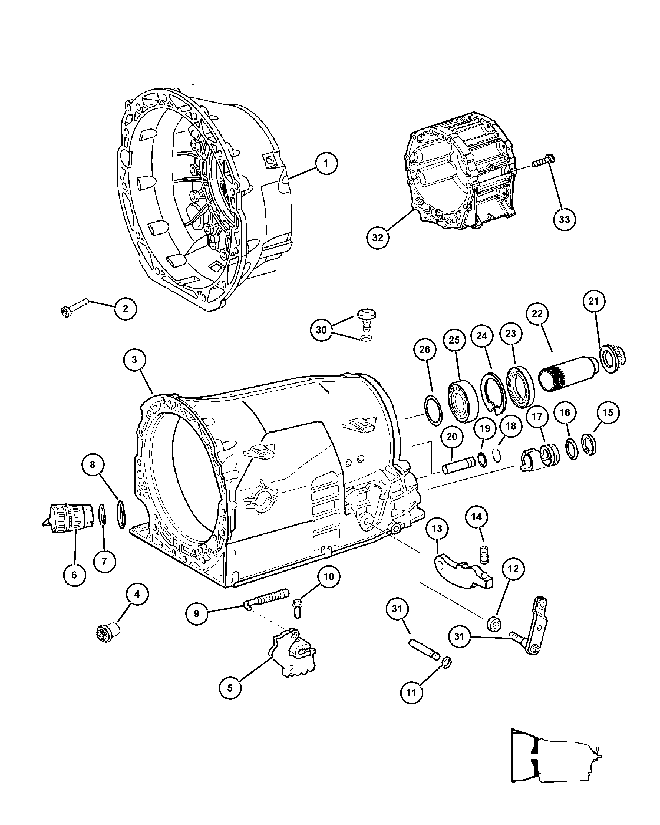 Jeep 52108 324AC - Steckgehäuse, Automatikgetriebe-Steuereinheit parts5.com