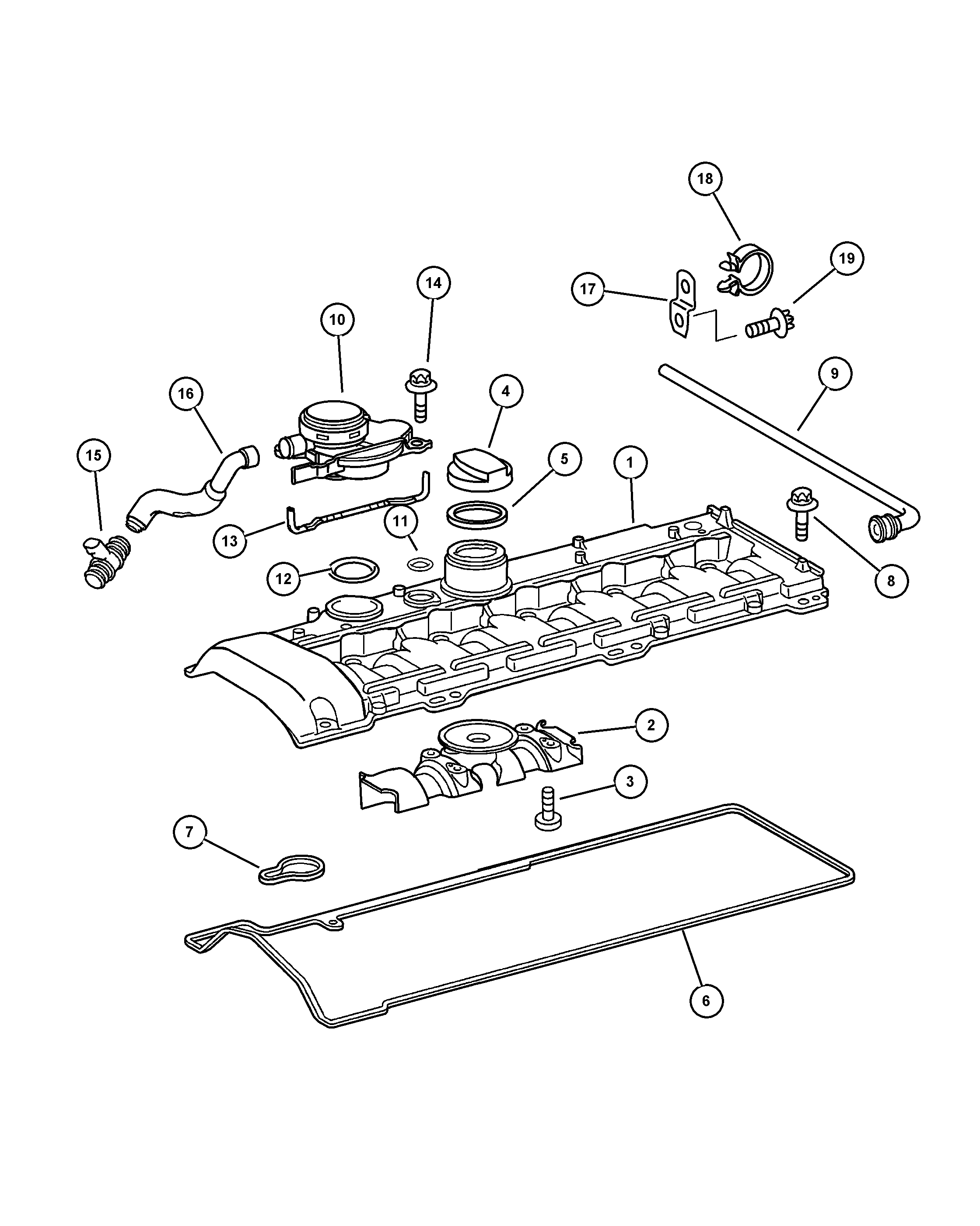 Chrysler 5080 172AA - Záró,olajbeöntő parts5.com