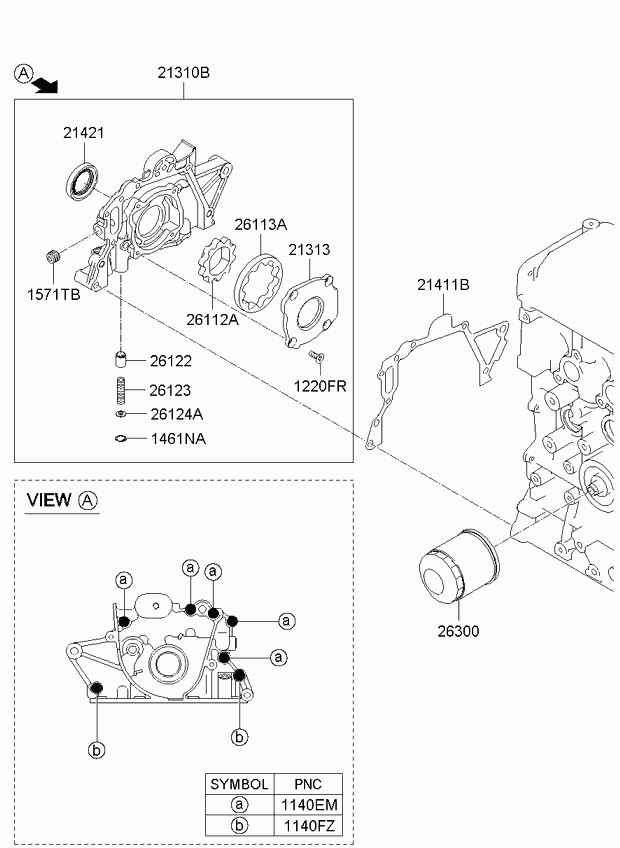 KIA 26300-02501 - Маслен филтър parts5.com