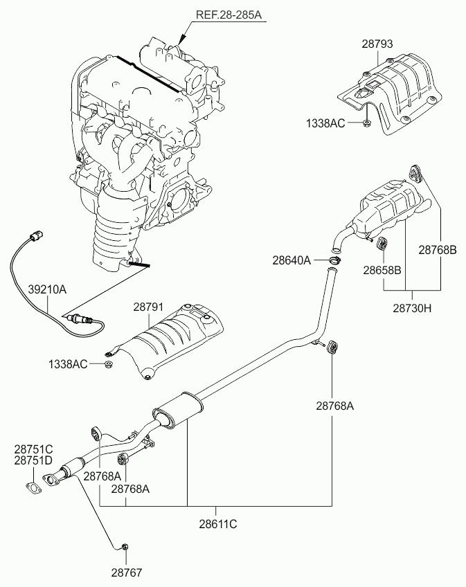 KIA 39210-02950 - Sonda Lambda parts5.com