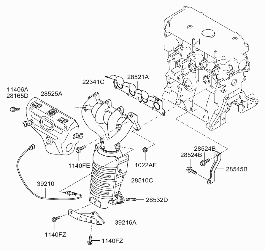 KIA 39210-02640 - Lambda sonda parts5.com