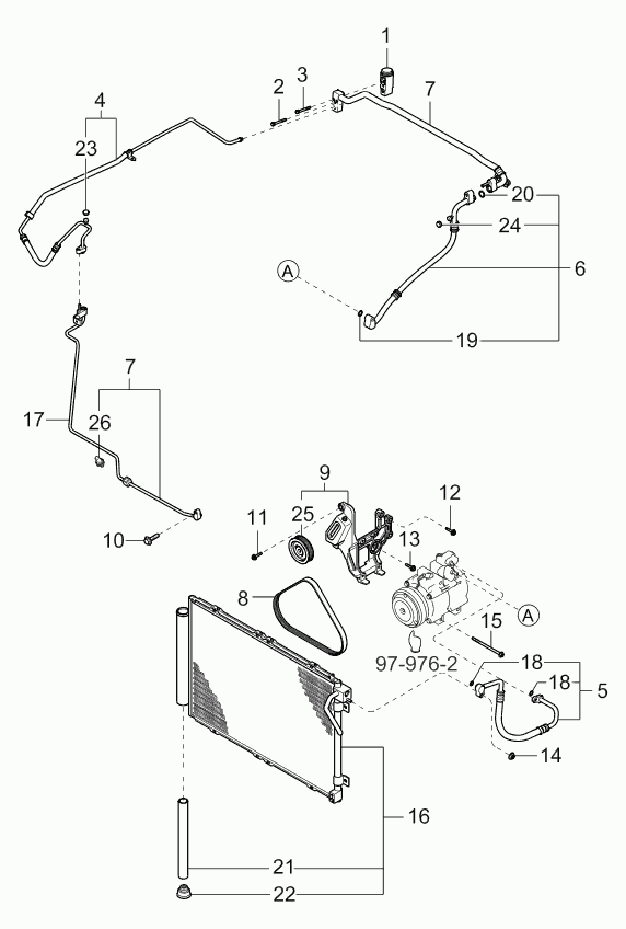 Hyundai 97713 28240 - Пистов ремък parts5.com