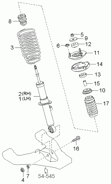 Hyundai 54602-3E100 - Amortizor parts5.com