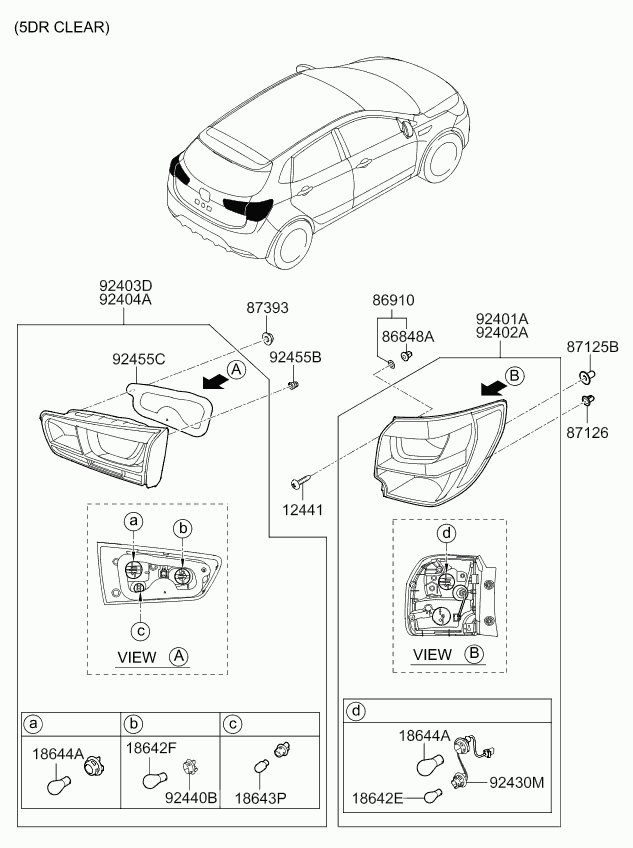 Hyundai 1864421058L - Izzó, nappali fény parts5.com