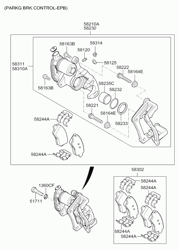 KIA 58311 A2A30 - Bremssattel parts5.com