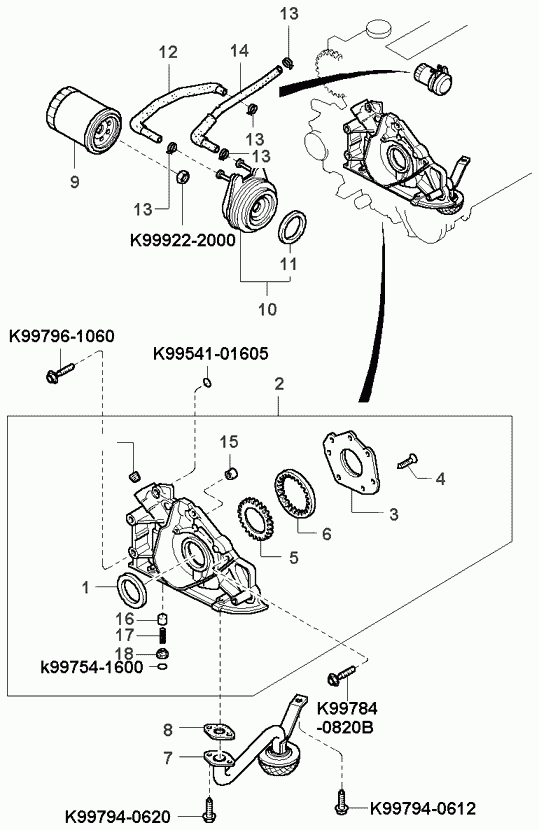 KIA 0 JE15 14302 - Oil Filter parts5.com