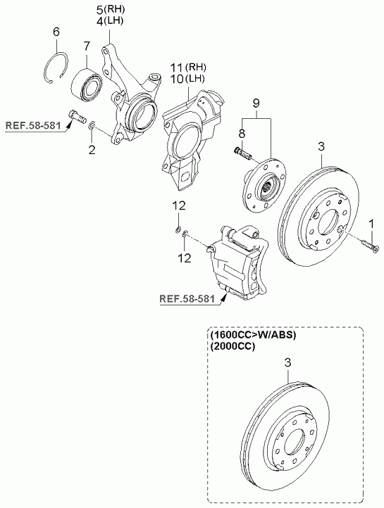 KIA 51718-2D030 - Kerékcsapágy készlet parts5.com