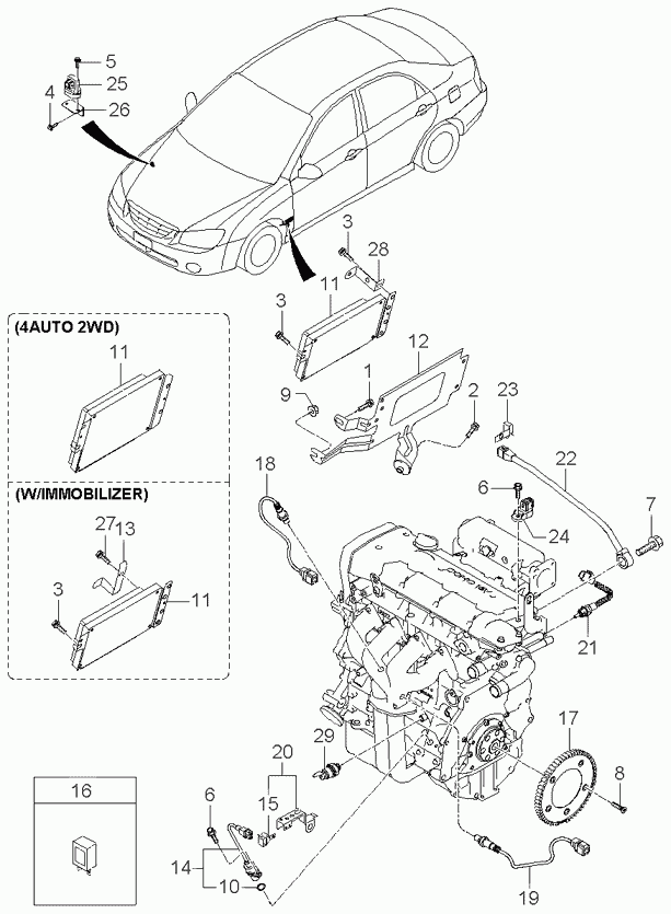 KIA 3921026610 - Lambda sonda parts5.com