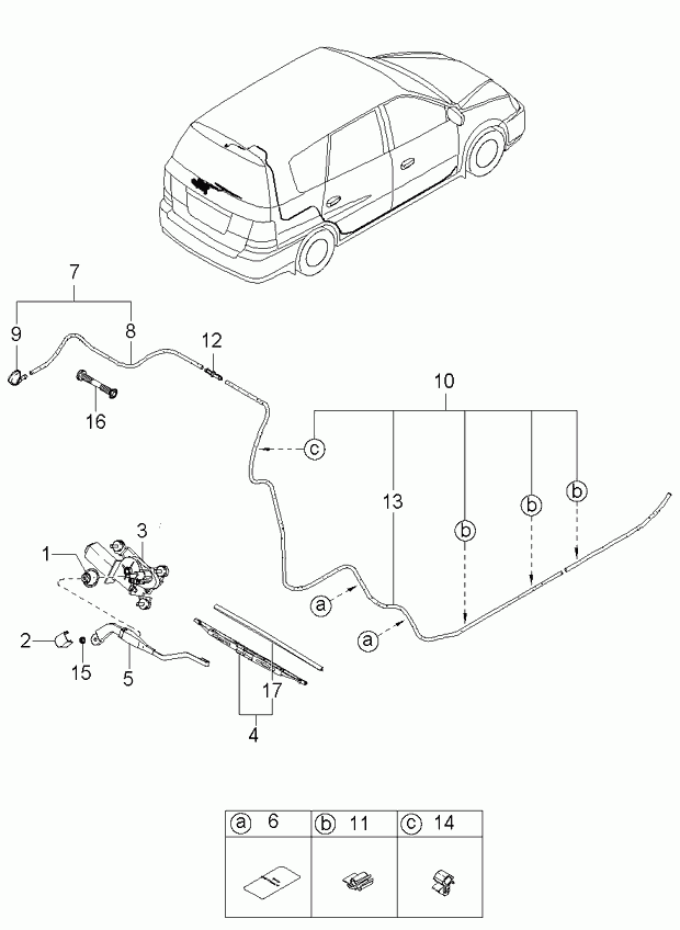 Hyundai 0K2C067330 - Pyyhkijänsulka parts5.com