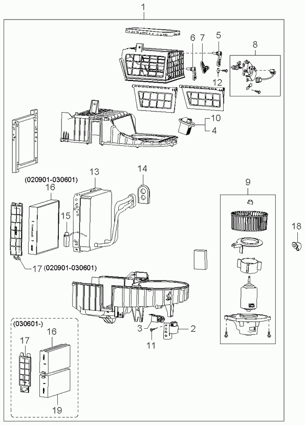 KIA 97619-3C102 - Filter, interior air parts5.com