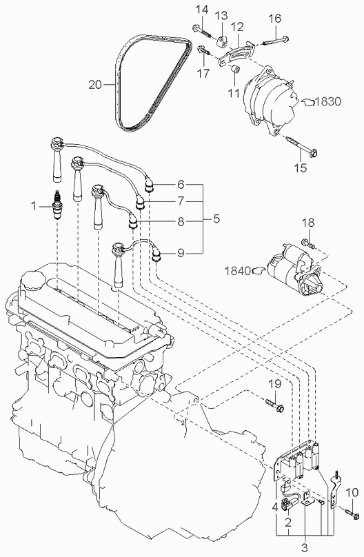 Hyundai 0K2AA-18110 - Świeca zapłonowa parts5.com