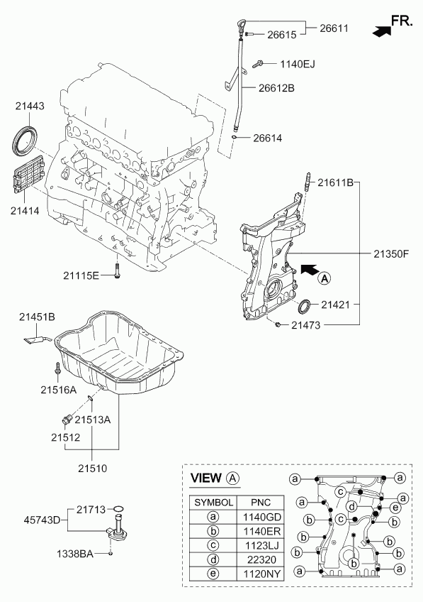 KIA 21513-23001 - Zaptivni prsten, čep za ispuštanje ulja parts5.com