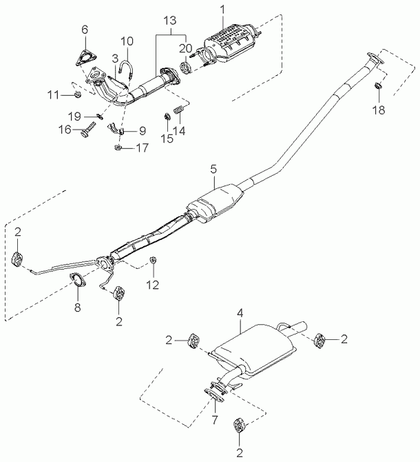 Hyundai K999401002 - Nakrętka, kolektor wydechowy parts5.com