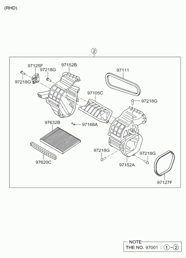 KIA 97133-1P000 - Filter, interior air parts5.com