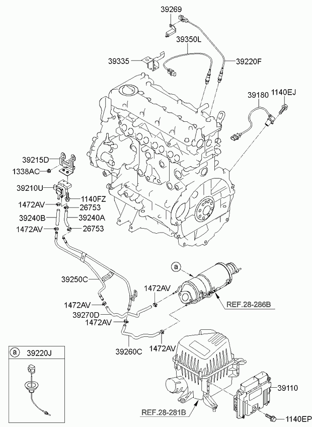 KIA 393502A420 - Lambda-sonda parts5.com