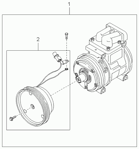 Hyundai 0K72B61450E - Control Valve, compressor parts5.com