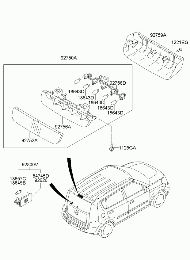 Hyundai 1864505009N - Bulb parts5.com