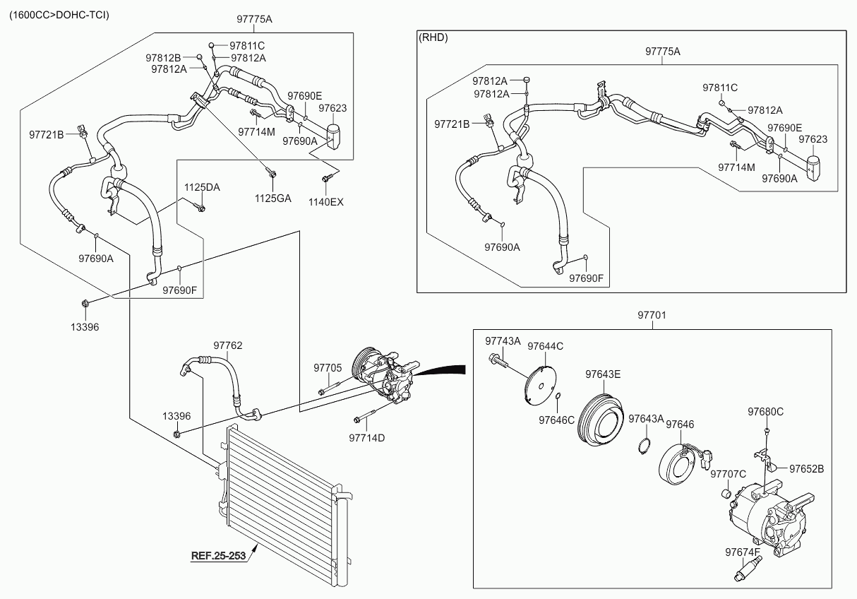 KIA 97721-3K000 - Pressure Switch, air conditioning parts5.com