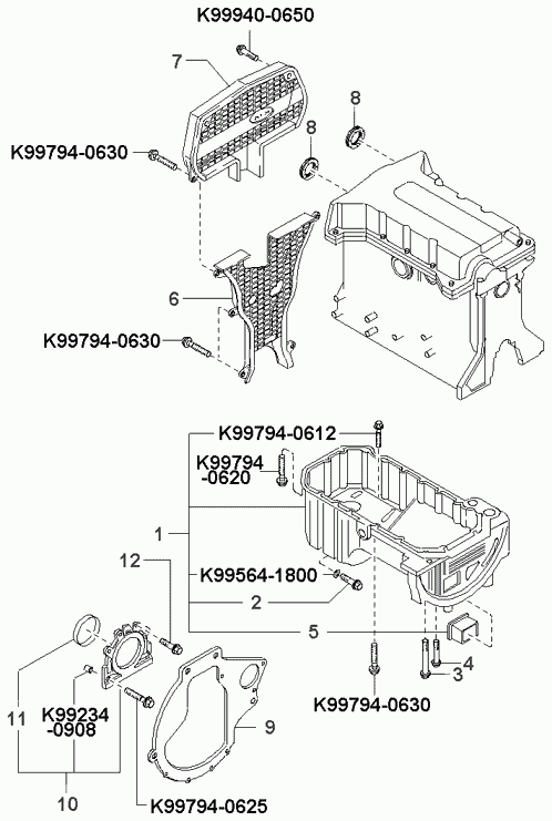 Hyundai 0B6S710404A - Navojni čep, karter parts5.com