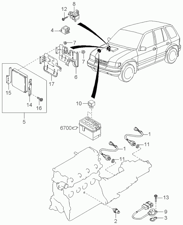 Hyundai KK150-18-501D - Sensor, presión de aceite parts5.com