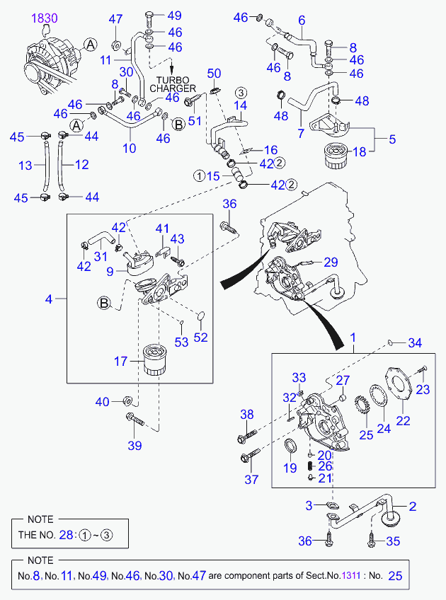 KIA 0RF0323802B - Filtru ulei parts5.com