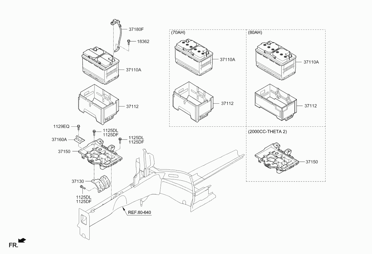 KIA 371102W810 - Käivitusaku parts5.com