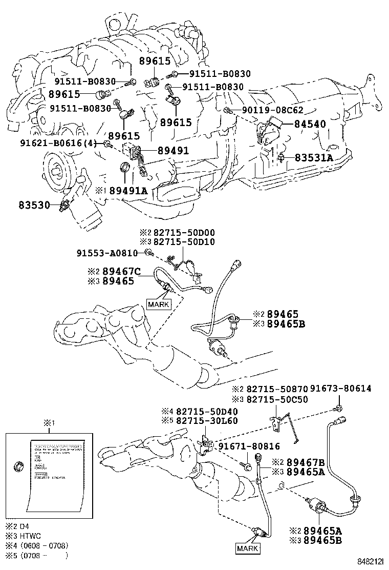 TOYOTA 89465 50180 - Sonda Lambda parts5.com