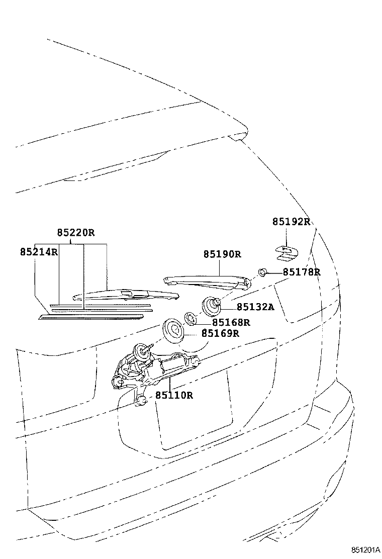 TOYOTA 85214-30280 - Limpiaparabrisas parts5.com