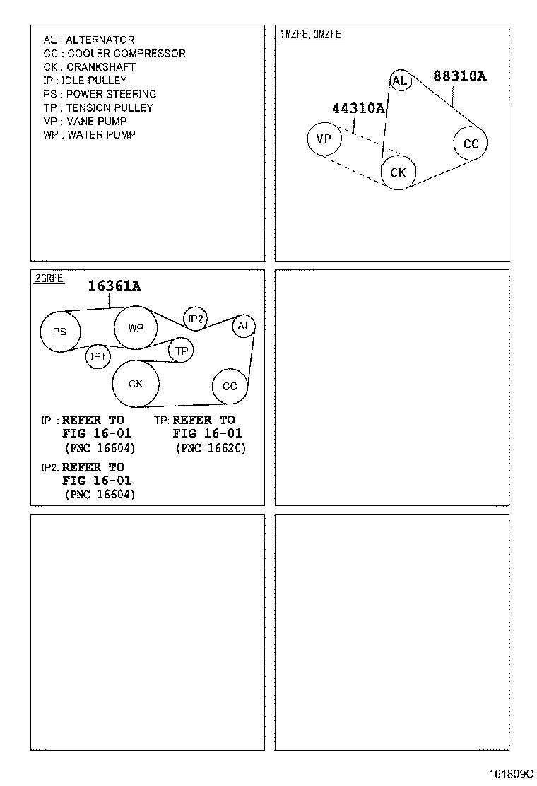 TOYOTA 90080 91212 - Ozubený klínový řemen parts5.com