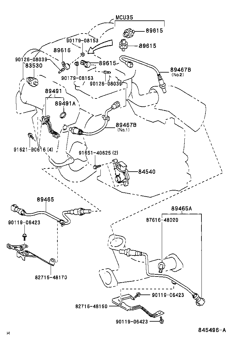 LEXUS 8946548180 - Αισθητήρας λάμδα parts5.com