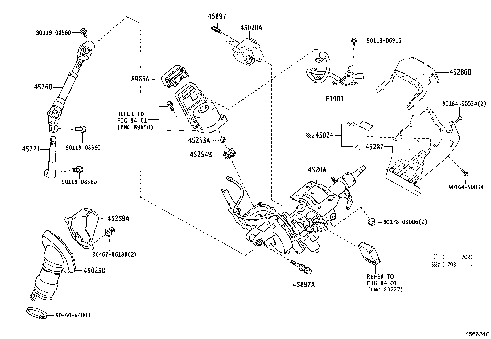 TOYOTA 4526042110 - Połączenie, wał kierowniczy parts5.com