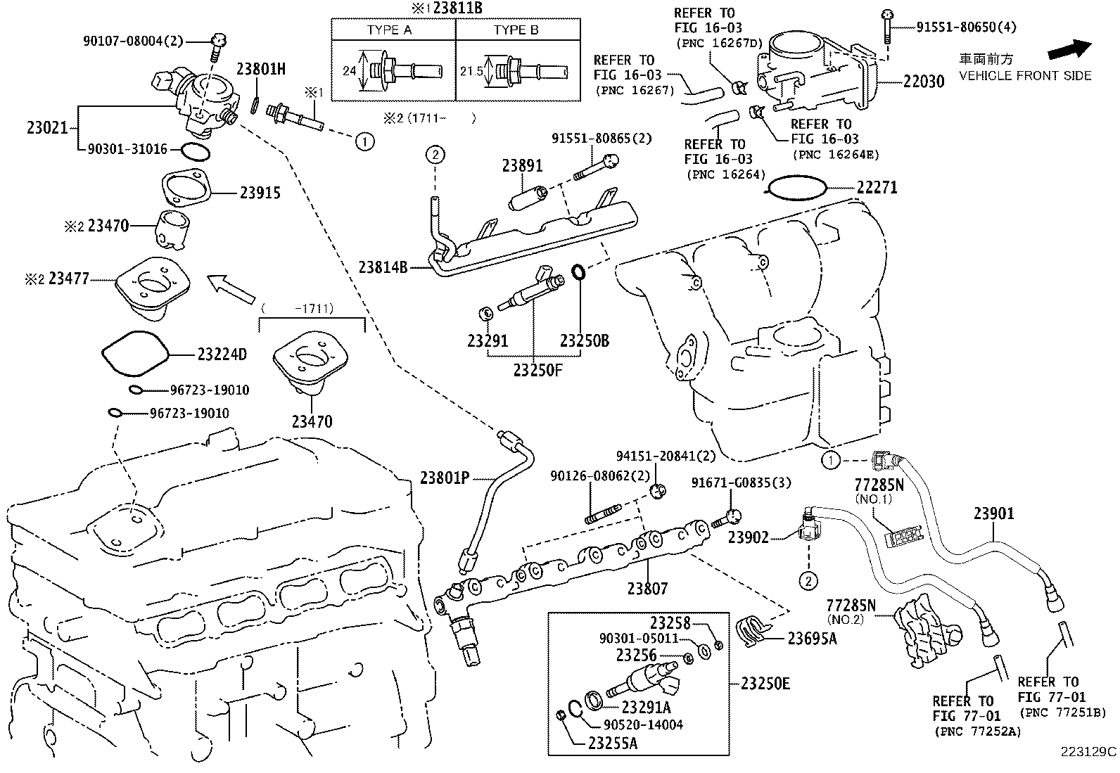 TOYOTA 90301-31016 - Fuel injection system: 01 шт. parts5.com