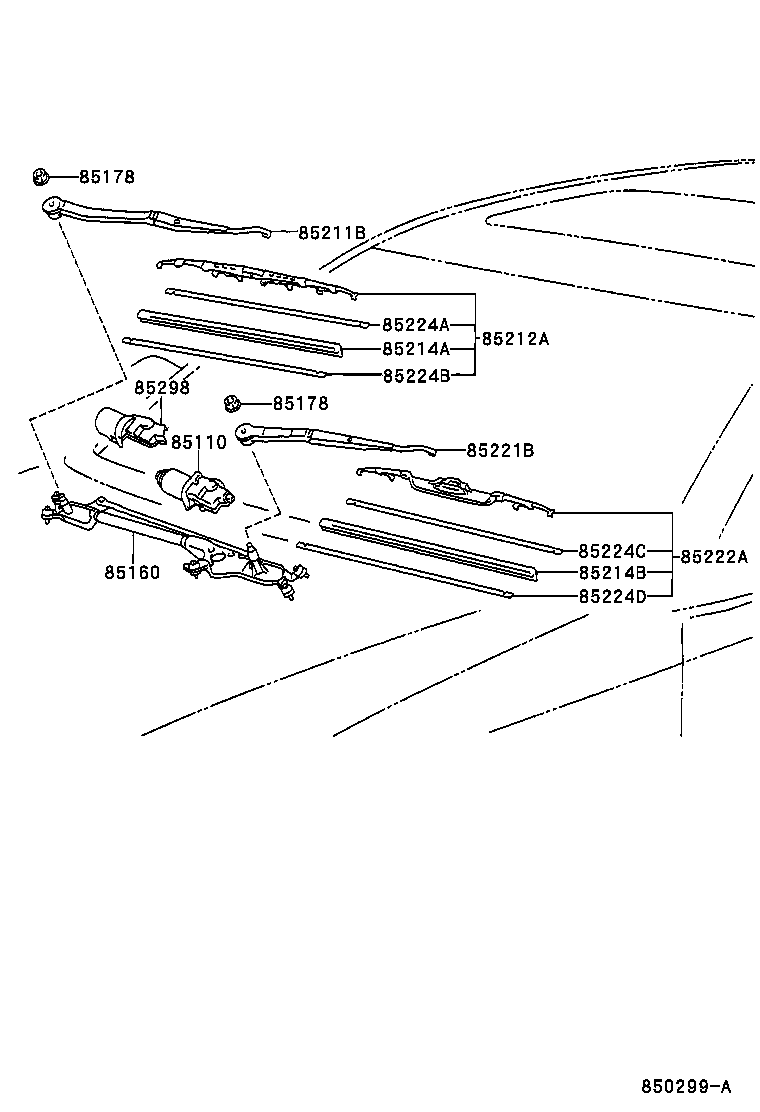 LEXUS 85222-30520 - Limpiaparabrisas parts5.com