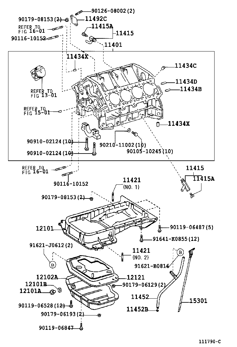 TOYOTA 9034112023 - Sealing Plug, oil sump parts5.com