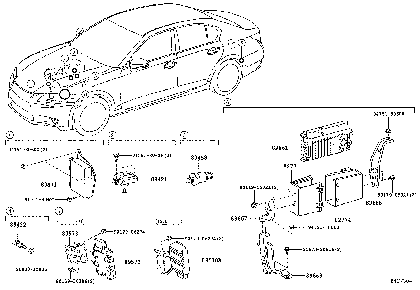 Subaru 89422 33030 - Soğutucu akışkan sıcaklık sensörü parts5.com