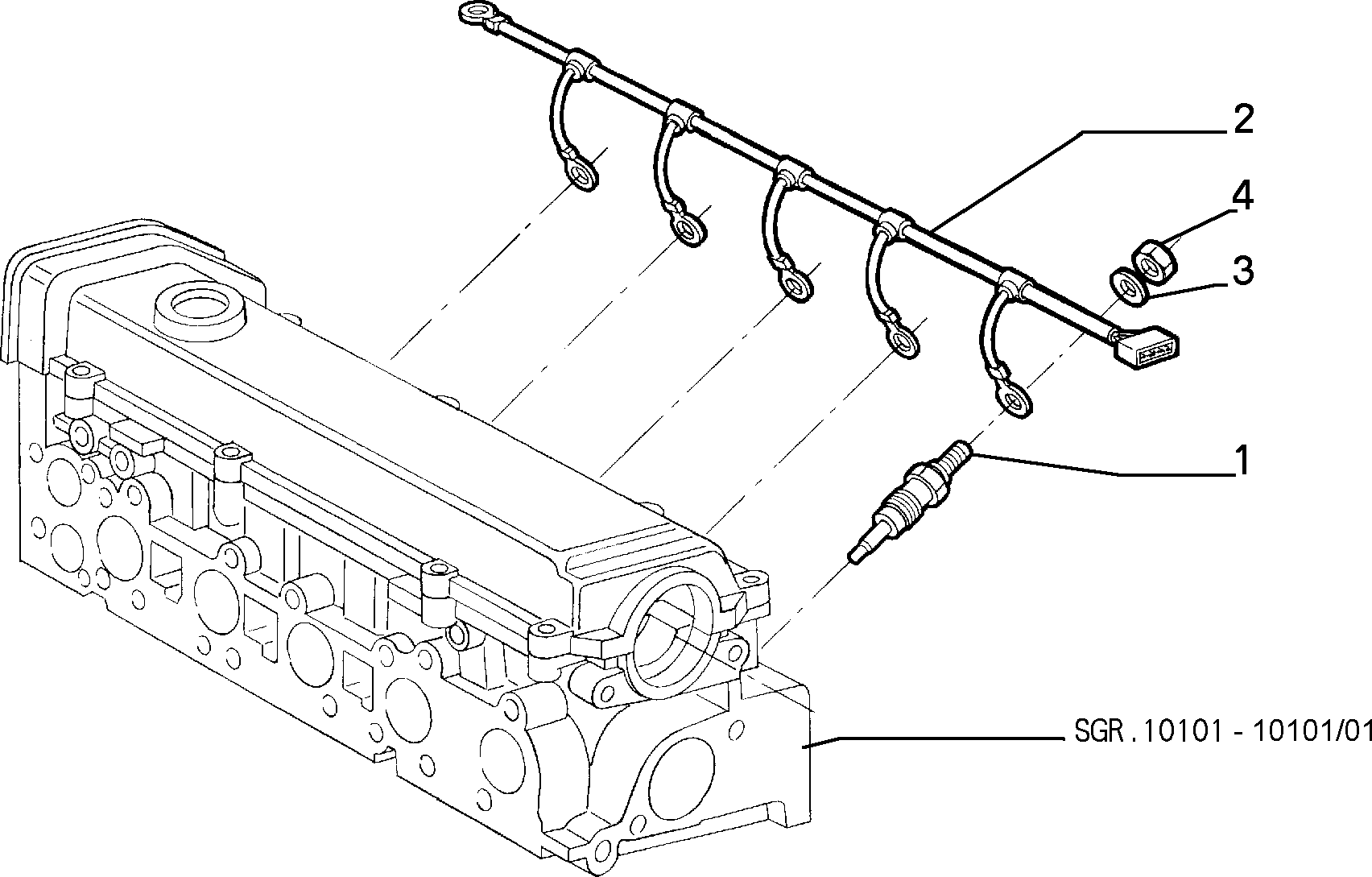 Lancia 71735458 - Bujía de precalentamiento parts5.com