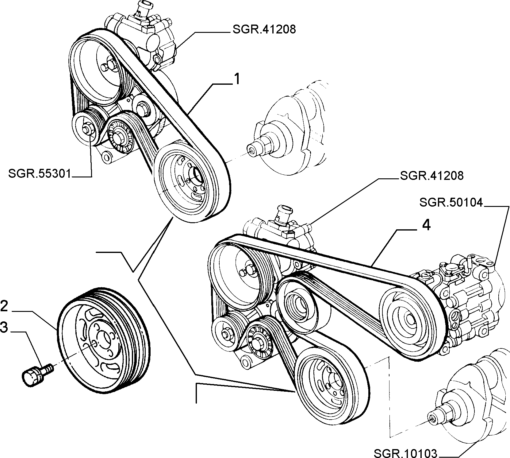 Alfa Romeo 60815414 - Ozubený klínový řemen parts5.com