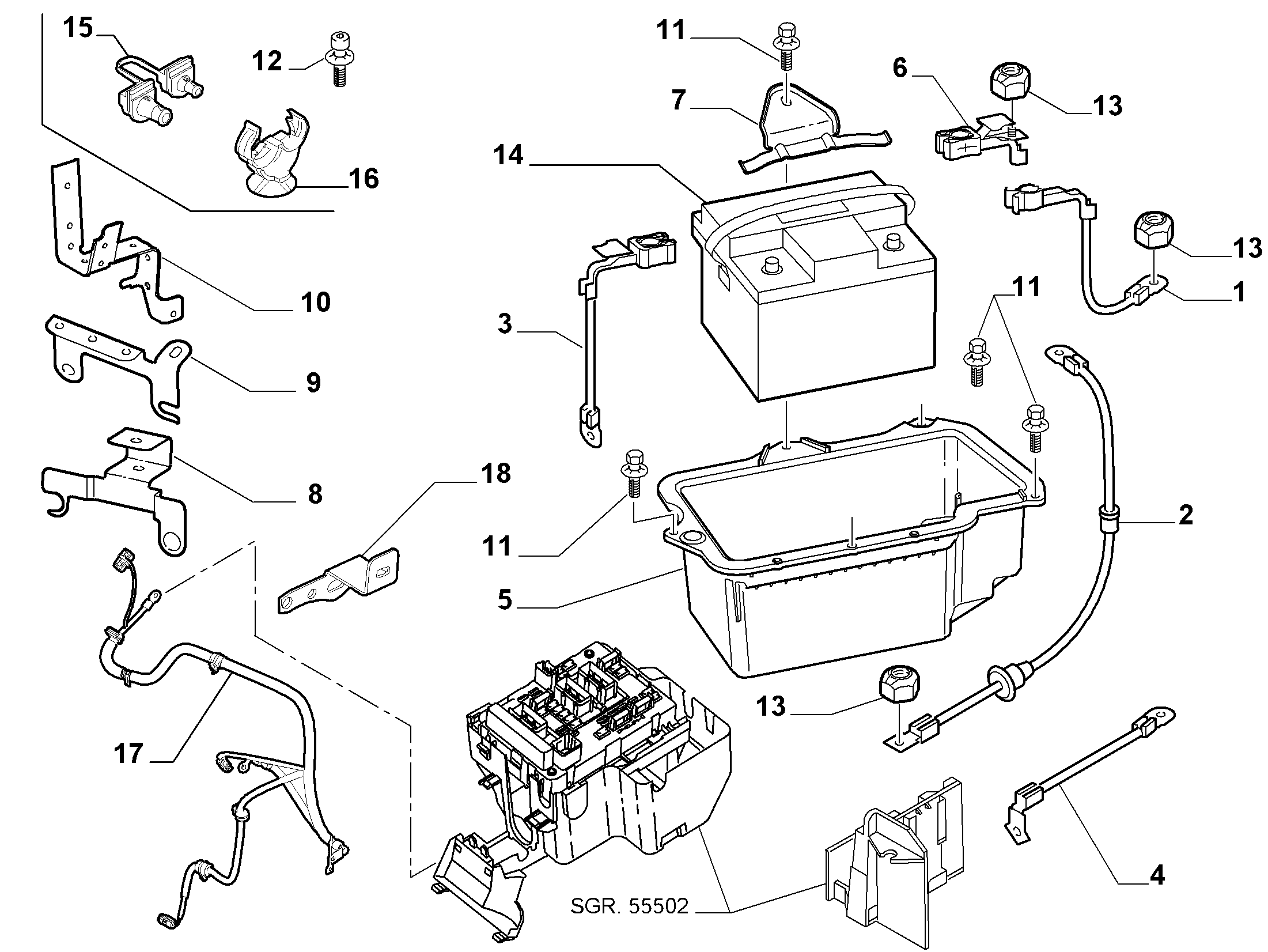 FIAT 71751139 - Μπαταρία εκκίνησης parts5.com