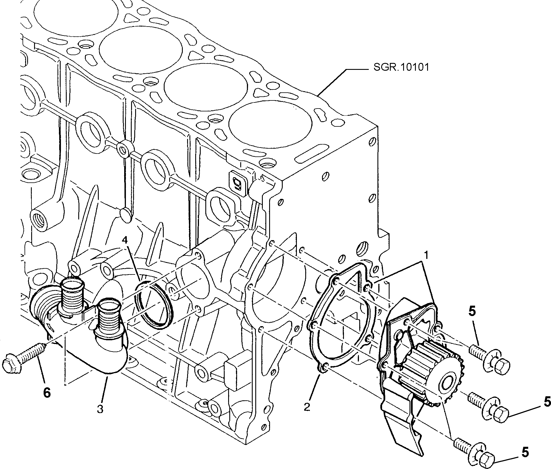 PEUGEOT 16 094 023 80 - Vesipumppu parts5.com