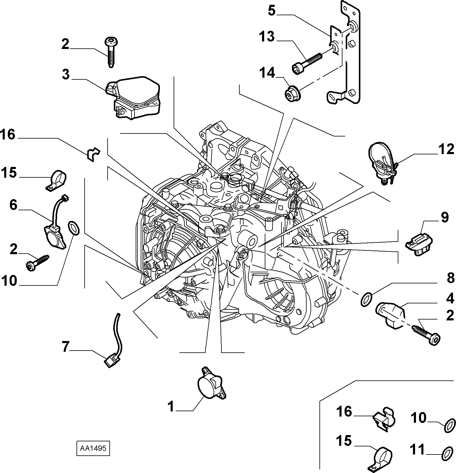 RENAULT 7700100009 - Olejový tlakový spínač pre automatickú prevodovku parts5.com